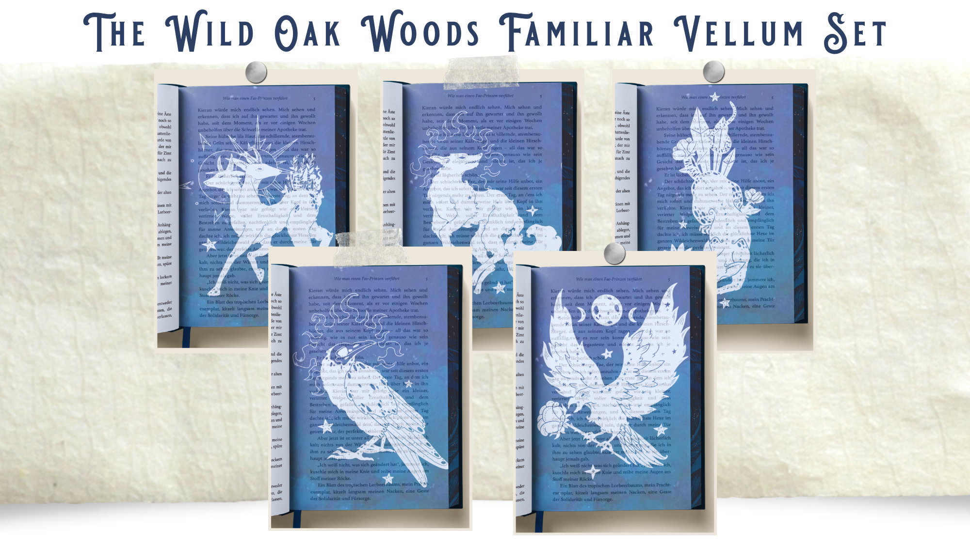 The Wild Oak Woods Familiar Vellum Set