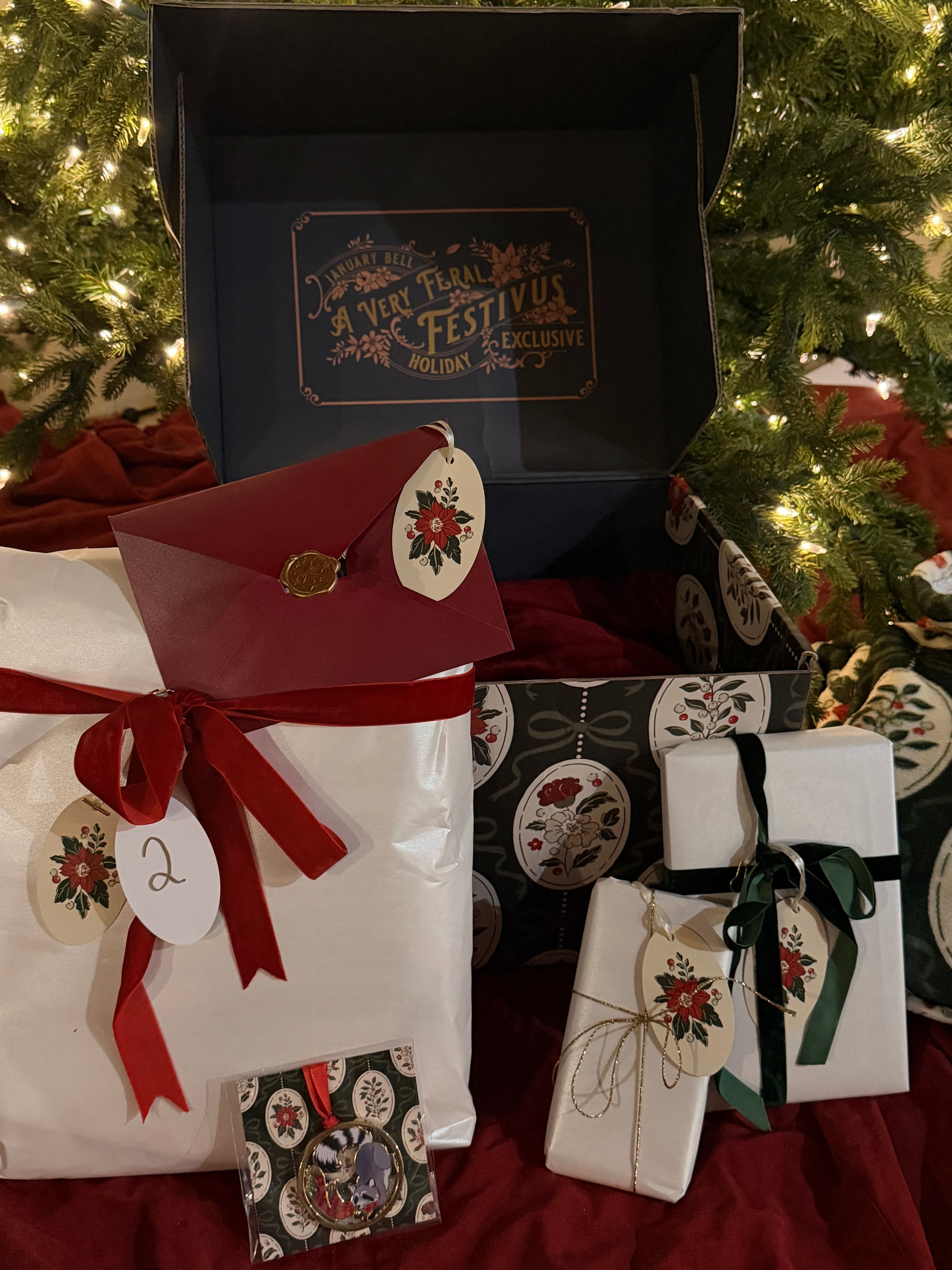 Feral Festivus Advent Calendar Book Box