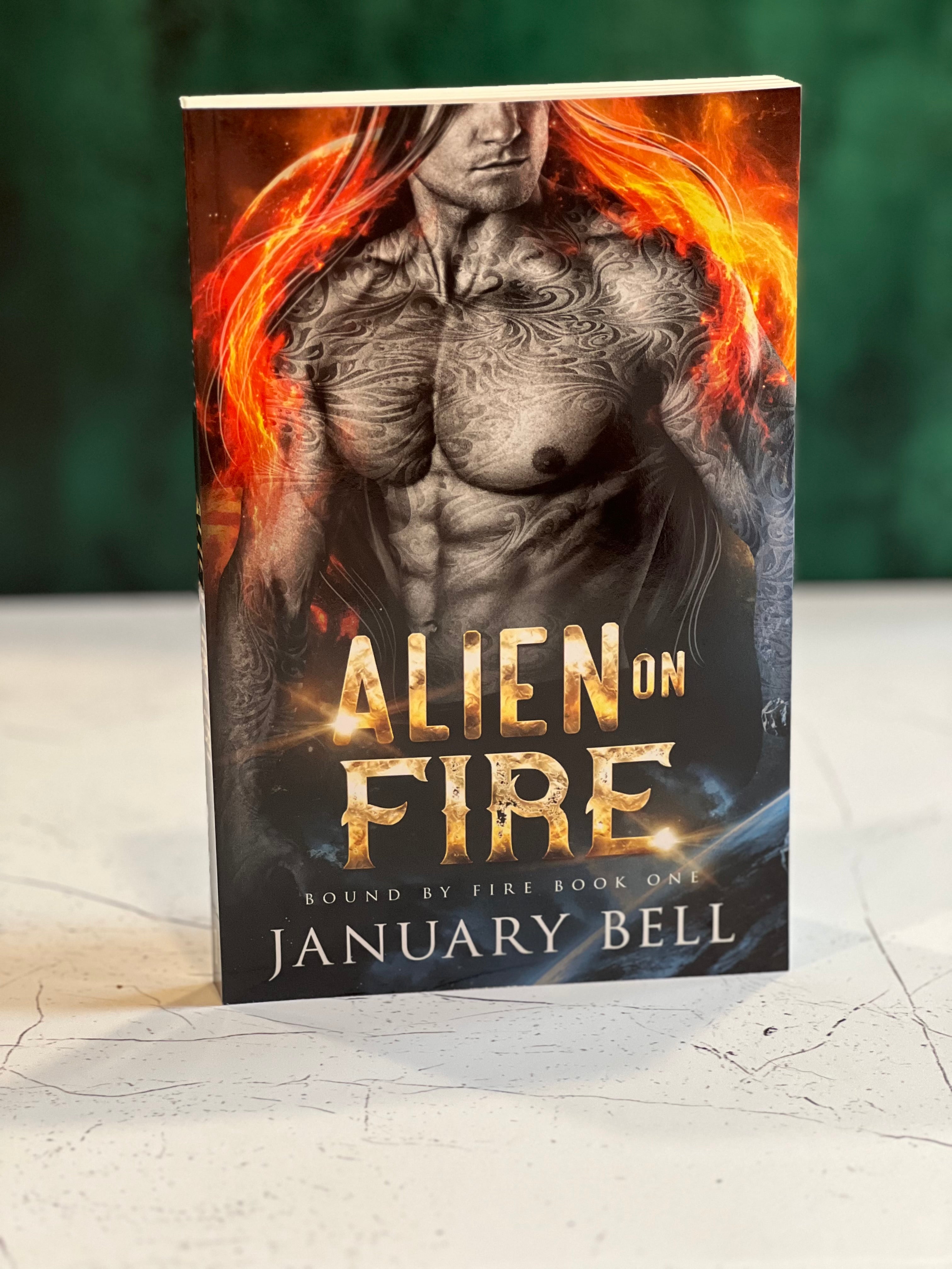 Alien On Fire Signed Paperback