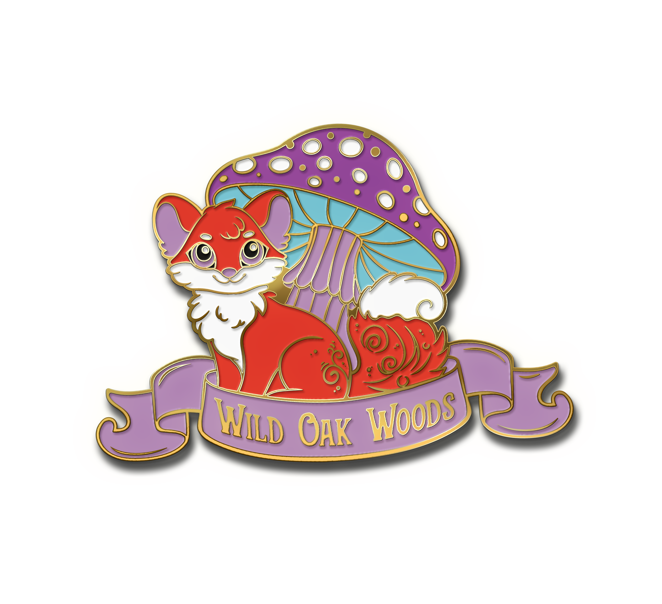 Wild Oak Woods Enamel Pin